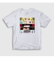 Presmono Unisex Çocuk Beyaz Girls Anime kakegurui T-Shirt 239653tt (Beyaz)