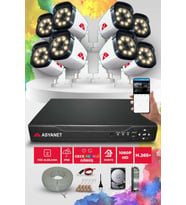 8 Kameralı Set Gece Renkli Görüş 1080p Fullhd 500gb Güvenlik Sistemi 100m - Mobil Izleme