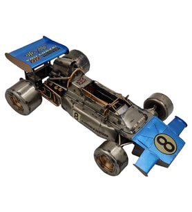 Dekoratif Brabham BT44 Metal F1 Yarış Arabası - Araba Dekorasyon Hediyesi