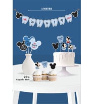 İlk Dişim Çıktı Mickey Mouse Baby Temalı - Diş Buğdayı Seti