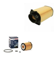 Bosch Filtre Bakım Seti Mercedes C200 W205 2015-2020 Benzinli 184 Beygir Hava + Yağ filtre