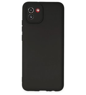 Northcity Samsung Galaxy A03 Uyumlu Kılıf First Silikon - Siyah