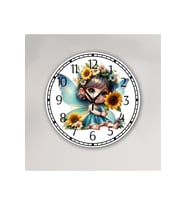 bilge Tasarım Çocuk Odası Duvar Saati 30 x 30 CM (Karışık)