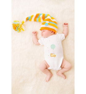 Unisex Bebek Uçan Puset Baskılı Body Zıbın