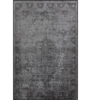 Eliana Home Baskılı, Yıkanabilir Kaymaz Taban Salon Halısı LNA1221 100x150 cm (Gri)