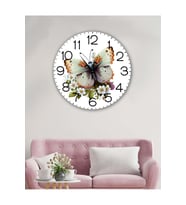 Retro Tasarımlı Duvar Saati 35X35 CM (Karışık)