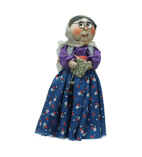 e38 EL İŞÇİLİĞİ NİNE DEKOR BEBEK 32 CM - 6236