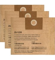 Stanley 25-1228 Fits 2.5-3.5 Gallon Disposable Filter Bag Wet Or Dry Vacuum Cleaner, 3 Filter Bags P (Çok Renkli)