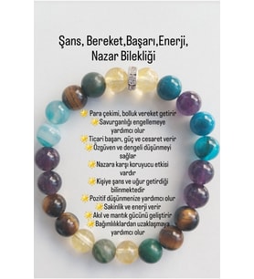 Nelleovana Şans, Başarı, Bereket, Enerji Nazar Bilekliği