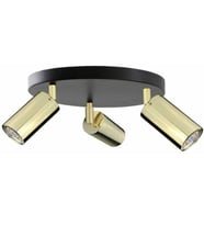 MYLİGHTS  ÜÇLÜ METAL LED AVİZE LED SPOT GÜNIŞIĞI LED AMPULLÜ   (Siyah)