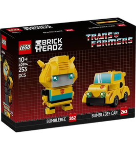 LEGO BrickHeadz 40804 Bumblebee Robot and Vehicle