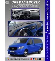 MERCEDES VITO W447 (2014-2023) Torpido Örtüsü Premium Kalite Torpido Koruma Özel Kesim UV Koruma