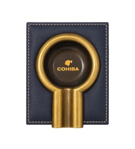 Cohiba Lacivert Gold Deri Kenarlı Tekli Puro Küllüğü TR9951