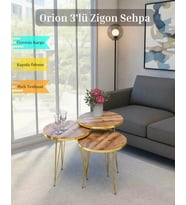 Orion 3'lü Zigon Sehpa