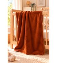 Wellsoft Bebek Çocuk Battaniyesi 100x150cm Çift Taraflı Kundak Puset Örtüsü