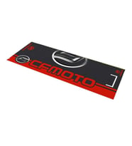 Cf Moto Uyumlu Kırmızı Desenli 80 X 220 Cm Kaydırmaz Motosiklet Halısı