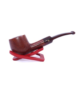 Şahin Sarı Yıldız Bent Pot Mod Ban 3 9mm. Filtreli Akrilik Saplı Pipo 237215 (Kahverengi)