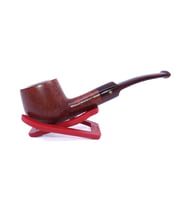 Şahin Sarı Yıldız Bent Pot Mod Ban 3 9mm. Filtreli Akrilik Saplı Pipo 237215 (Kahverengi)