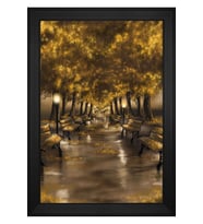 Manzara Temalı Kanvas Tablo 50 x 70 cm Siyah Çerçeve