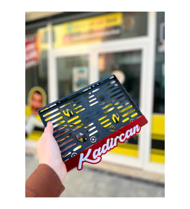 KIRMIZI ZEMİN SARKIK MOTOR PLAKALIK