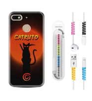 General Mobile GM8 Go GM9 GM20 Pro Plus Kılıf Kablo Koruma Spiral Silikon Catrudo 1679