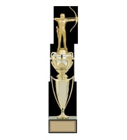 ODAK KUPA - Figürlü Kupalar - Okçu Figürlü Kupalar FG-044 B - 41 cm