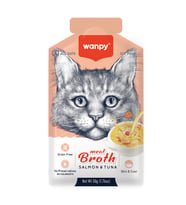 Petlovebutik Kediler için Somon & Ton Balığı Eti Çorbası 50g