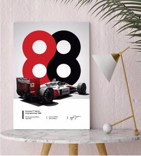 BK Gift Formula 1 Tasarımlı Kanvas Tablo-4