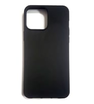 Apple İphone 13 Pro Max Ruber Case Yumuşak Slikon Kılıf (Siyah)