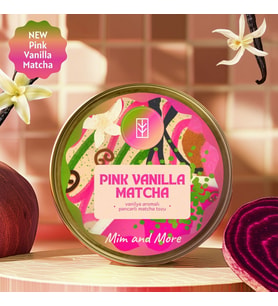Vanilla Pink Matcha - Vanilya Aromalı Pembe Superfood Matcha Tozu, 25 Gr