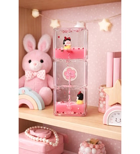 Mini Masal Şelalesi - Pembe Kız- Hediyelik Obje