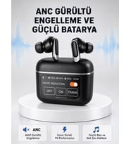 Anc Teknolojili Kablosuz Bluetooth Kulaklık – Dokunmatik, Dijital Göstergeli, Yüksek Ses Kalitesi