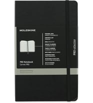 Moleskine Profesyonel Not Defteri (Büyük, Sert Kapaklı) Siyah (Standart)