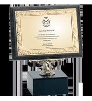 ODAK KUPA - Ahşap Plaketler - PL-060-M B - 15x20 cm