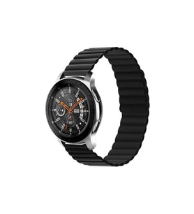 Samsung Galaxy Watch 46mm Uyumlu Kordon Suni Deri Yumuşak Soft Yüzey KRD-52 Kayış