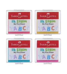 Faber Castell İlk Silgim Plastik Kutulu 4 Adet 127322