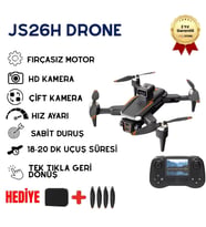 JS26H Drone, Fırçasız, Katlanabilir, Akıllı HD Kamera Uzaktan Kumandalı Drone