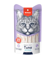 Wanpy Ton Balıklı&Yengeçli 25*14 gr Krema Kedi Ödülü