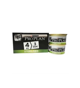 Proplan Sterilised Somonlu Kısırlaştırılmış Kedi Konservesi 85 Gr*24 ADET