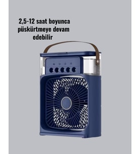 Mey İthalat® Turbo Fan Teknolojili Sessiz ve Güçlü Soğutma Fanı