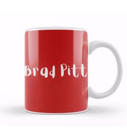 Brad Pitt Kupa Bardak Porselen
