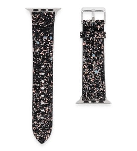 Uray store Apple Watch 38mm Starry Taşlı Kordon - Siyah
