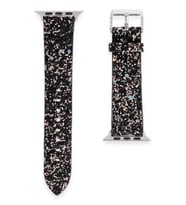 Uray store Apple Watch 38mm Starry Taşlı Kordon - Siyah