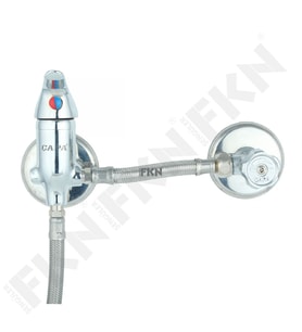 FKN Çapa Mini Mix Sıcak Su - Soğuk Su Taharet Bataryası Takımı (15 cm - 100 cm)