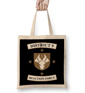 District 9 Reaction Force Bez Çanta Uzun Saplı