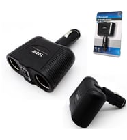 Ayt Olesson 1646 12-24V Çiftli Usbli 100W Araç Oto Tır Çakmak Çoklayıcı Çakmaklık Çoğaltıcı
