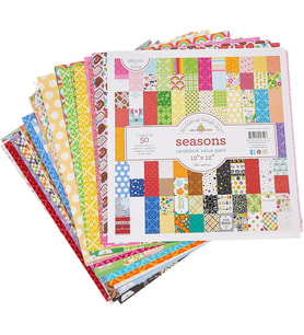 5719 Değerli Kart Stoğu Kiti 12"X12", 50 Yaprak