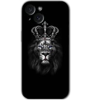 İphone 15 Plus Kılıf HD Desen Baskılı Kılıf - King Lion
