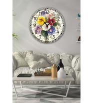 Retro Tasarımlı Duvar Saati 35x35 Cm