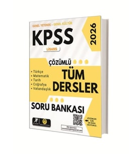 Tasarı Yayınları Kpss Lisans Tüm Dersler Çözümlü Soru Bankası